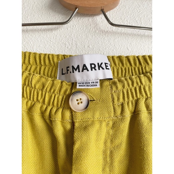 L.F. Markey Fergus Trouser // Pistachio Linen - Picture 11 of 16